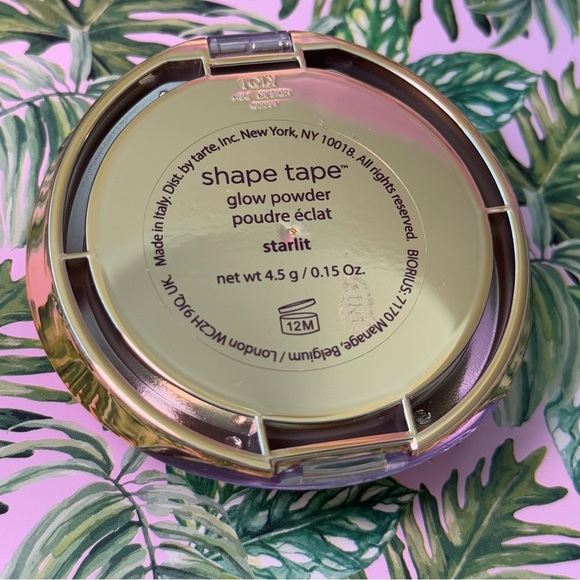 Tarte Shape Tape Glow Powder + Airlift Brush - Starlit - NEW IN BOX - Picture 6 of 15